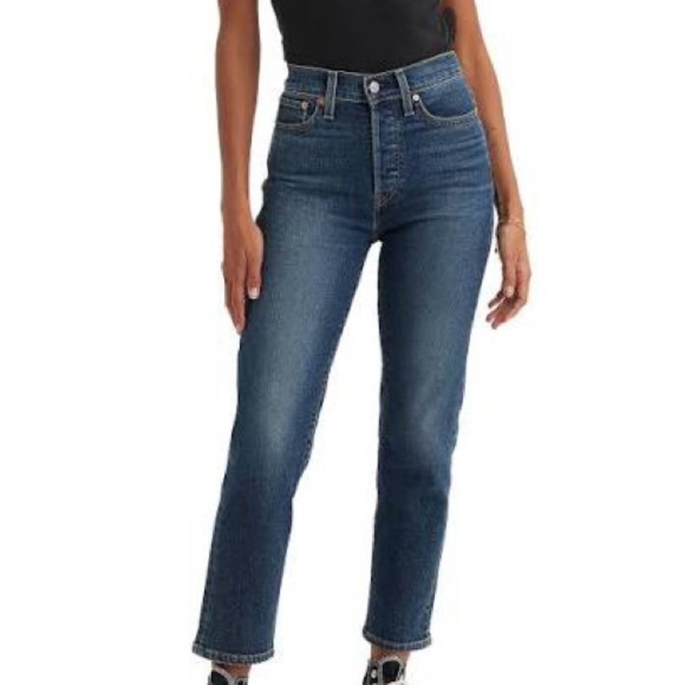 Levi’s Wedgie Straight Ankle High Waisted Jeans Womens Sz 30